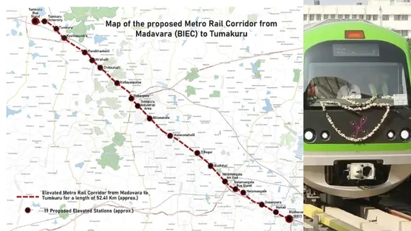 METRO CONNECTIVITY TO TUMAKURU