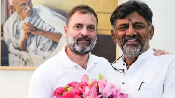 RAHUL GANDHI AND DKS