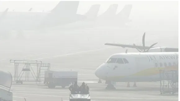 Fog and flight cancellation in delhi