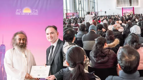 MASS MEDITATION BY ART OF LIVING