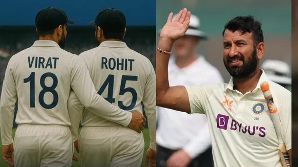 Virat kohli rohit sharma cheteshwar pujara
