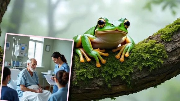 Tree frog and cancer