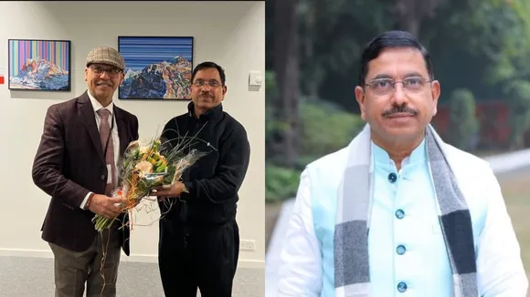 prahlad joshi in davos for WEF