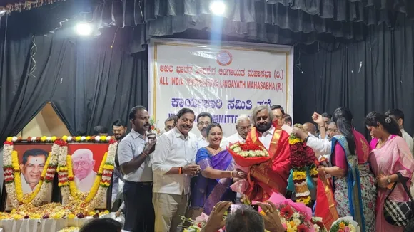 eshwar khandre elected as lingayat mahasabha prez