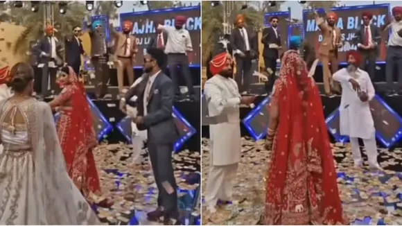 MONEY THROWN ON BRIDE