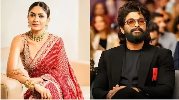 MRUNAL THAKUR AND ALLU ARJUN