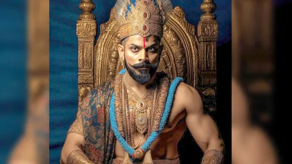 ರಾಜ, ಯೋಧ, ವೈದ್ಯ, ತರಕಾರಿ ಮಾರುವವನ ಅವತಾರದಲ್ಲಿ ಕೊಹ್ಲಿ!