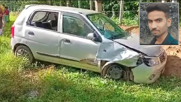 ಸ್ಕೂಟರ್​-ಕಾರು ಮುಖಾಮುಖಿ ಡಿಕ್ಕಿ; ಓರ್ವ ಸಾವು