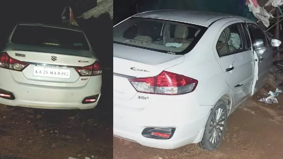 ವೇಗವಾಗಿ ಬಂದು ಬೈಕ್​ಗೆ ಗುದ್ದಿದ ಕಾರು.. ಇಬ್ಬರು ಸಾವು