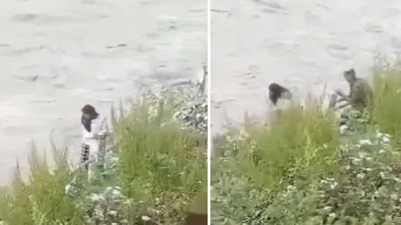 VIDEO: ಕಾಳಿ ನದಿಗೆ ಹಾರಿ ಬದುಕು ಮುಗಿಸಿದ ಮಹಿಳೆ.. ರಕ್ಷಿಸಲು ಮುಂದಾದಂತೆ ನೀರಿಗೆ ಜಿಗಿದಳು