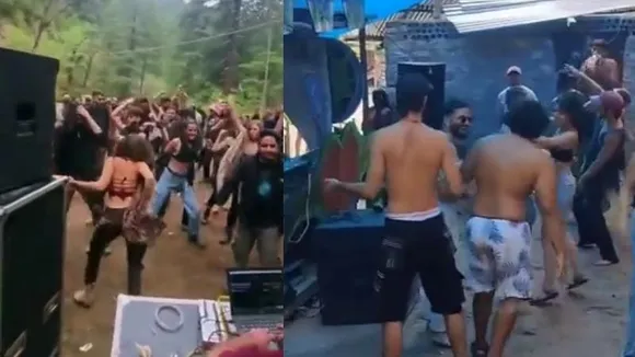 ಕೈಯಲ್ಲಿ ಎಣ್ಣೆ ಬಾಟ್ಲು, ಅರೆಬೆತ್ತಲೆ ನೃತ್ಯ.. ದೇವಭೂಮಿಯಲ್ಲಿ ಅಸಹ್ಯ ನೋಡಿ ಬೆಚ್ಚಿ ಬಿದ್ದ ಜನ; ಆಗಿದ್ದೇನು?