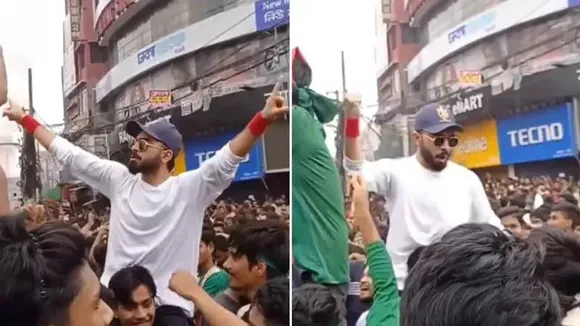 ಬಾಂಗ್ಲಾದೇಶ ಪ್ರೊಟೆಸ್ಟ್​ನಲ್ಲಿ ವಿರಾಟ್​ ಕೊಹ್ಲಿ? RCB ಕ್ಯಾಪ್​​ ತೊಟ್ಟು ಪ್ರತಿಭಟಿಸುತ್ತಿರೋ ಕಿಂಗ್​?