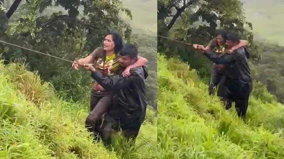 VIDEO: ಸೆಲ್ಫಿ ತೆಗೆಯಲು ಹೋಗಿ 100 ಅಡಿ ಪ್ರಪಾತಕ್ಕೆ ಬಿದ್ದ ಯುವತಿ! ಆಕೆ ಬದುಕಿ ಬಂದಿದ್ದೇ ರೋಚಕ