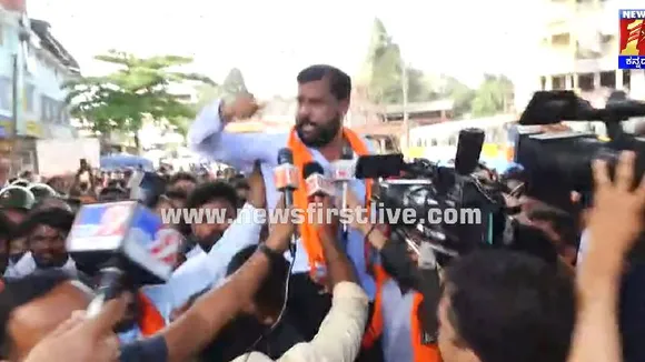 ಬಿಸಿ ರೋಡ್ ಚಲೋಗೆ ಸಾವಿರ ಸಂಖ್ಯೆಯಲ್ಲಿ ಸೇರಿದ ಹಿಂದೂ ಕಾರ್ಯಕರ್ತರು.. ಸ್ಥಳದಲ್ಲಿ ಬಿಗುವಿನ ವಾತಾವರಣ