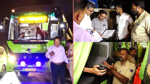 ದೀಪಾವಳಿ; ಖಾಸಗಿ ಬಸ್​ಗಳ ಸುಲಿಗೆ ಆರೋಪ.. RTO ಅಧಿಕಾರಿಗಳಿಂದ ದಿಢೀರ್ ದಾಳಿ