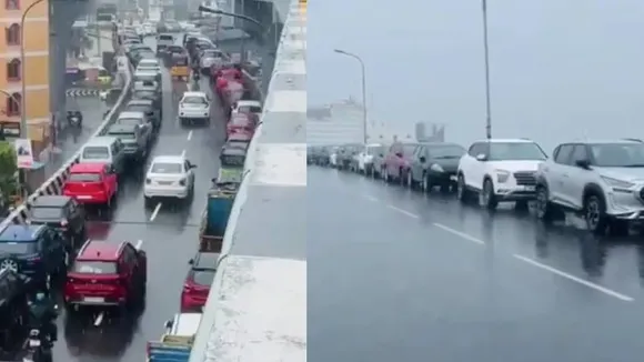 Chennai Video: ರಸ್ತೆ ಪೂರ್ತಿ ನೀರು, ಫ್ಲೈ ಓವರ್​ ಮೇಲೆ ಕಾರು! ಮಳೆ ನೀರಿನಿಂದ ರಕ್ಷಿಸಲು ಎಂಥಾ ಐಡಿಯಾ ಗುರೂ