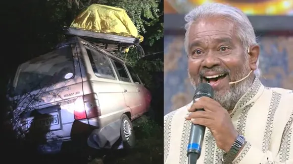 ಜನಪದ ಕಲಾವಿದ ಗುರುರಾಜ್​ ಹೊಸಕೋಟೆ ಕಾರು ಅಪಘಾತ.. ಮಹಾಲಿಂಗಪುರಕ್ಕೆ ಹೊರಟಿದ್ದಾಗ ಅವಘಡ