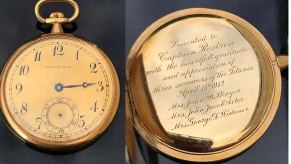 ಟೈಟಾನಿಕ್​​​ ದುರಂತದಲ್ಲಿ ಸಾಹಸ ಮೆರೆದಿದ್ದ ಕ್ಯಾಪ್ಟನ್​​; ಇವ್ರ ಗೋಲ್ಡ್​​ ವಾಚ್​​ ದಾಖಲೆ ಬೆಲೆಗೆ ಹರಾಜು