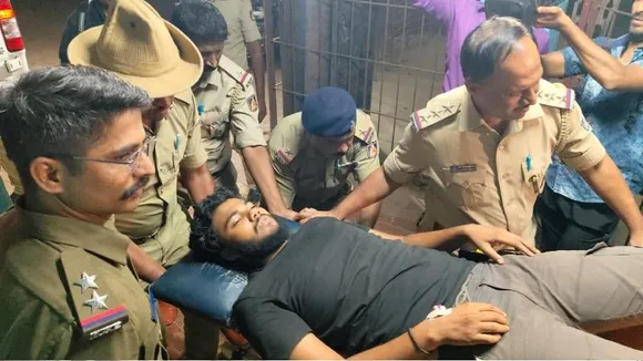 ಗರ್ಭ ಧರಿಸಿದ್ದ ಹಸುವಿನ ತಲೆ ಕಡಿದ ಪ್ರಕರಣ; ಆರೋಪಿಯ ಕಾಲಿಗೆ ಗುಂಡು