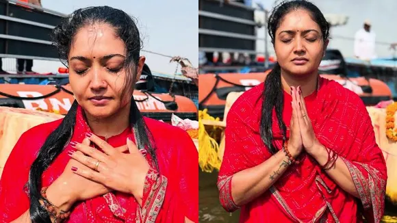 ಮಹಾ ಕುಂಭಮೇಳದಲ್ಲಿ ಕನ್ನಡ ಸೀರಿಯಲ್​ ನಟಿ; ತ್ರಿವೇಣಿ ಸಂಗಮದಲ್ಲಿ ಮಿಂದೆದ್ದ ಕೃತಿಕಾ ರವೀಂದ್ರ