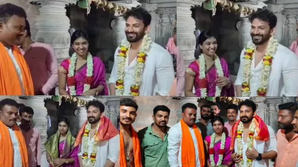 ಪುಷ್ಪಗಿರಿ ದೇವಾಲಯಕ್ಕೆ ಭೇಟಿ ನೀಡಿದ ಡಾಲಿ ಧನಂಜಯ, ಪತ್ನಿ ಧನ್ಯತಾ; ಏನಿದರ ವಿಶೇಷ?