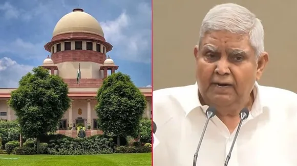 ಸುಪ್ರೀಂ ಕೋರ್ಟ್​ನಿಂದ ರಾಷ್ಟ್ರಪತಿಗೇ ಕಾಲಮಿತಿ.. ನ್ಯಾಯಾಂಗ ಕಾರ್ಯವೈಖರಿ ಬಗ್ಗೆ ಪ್ರಶ್ನೆ ಎತ್ತಿದ ಉಪರಾಷ್ಟ್ರಪತಿ..!