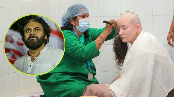 ದಿಢೀರ್​ ತಿರುಪತಿ ತಿಮ್ಮಪ್ಪನಿಗೆ ಮುಡಿ ಕೊಟ್ಟ ಡಿಸಿಎಂ ಪವನ್ ಕಲ್ಯಾಣ್ ಪತ್ನಿ; ಕಾರಣವೇನು?