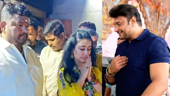 ದಿನಕರ್ ತೂಗುದೀಪ ಪರವಾಗಿ ಅಣ್ಣಮ್ಮನಿಗೆ ಹರಕೆ ತೀರಿಸಿದ ದರ್ಶನ್​ ಪತ್ನಿ ವಿಜಯಲಕ್ಷ್ಮಿ