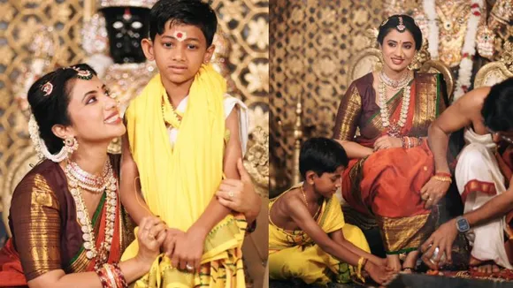 ಅದ್ಧೂರಿಯಾಗಿ ಮಗನ ಉಪನಯನ ಮಾಡಿದ ಬ್ರಹ್ಮಗಂಟು ಖ್ಯಾತಿಯ ಸೌಂದರ್ಯ.. PHOTOS ಇಲ್ಲಿವೆ