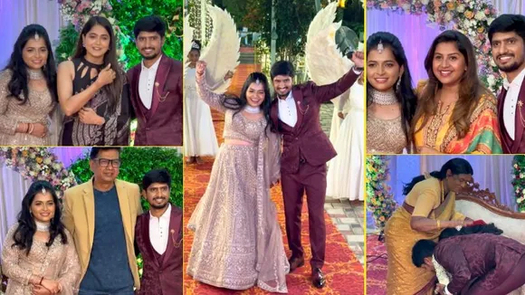 ಪೃಥ್ವಿ ಭಟ್ ಅದ್ಧೂರಿ ರಿಸೆಪ್ಶನ್​ಗೆ ಸೆಲೆಬ್ರಿಟಿಗಳ ದಂಡೇ ದೌಡು.. ಫೋಟೋಸ್ ಇಲ್ಲಿವೆ!​