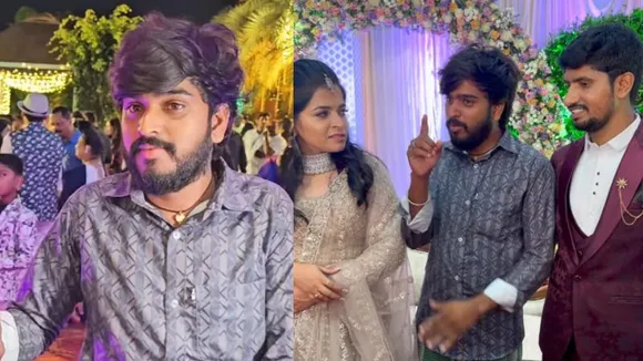 ಗಾಯಕಿ ಪೃಥ್ವಿ ಭಟ್​ ಆರತಕ್ಷತೆಯಲ್ಲಿ ಹನುಮಂತು ಲಮಾಣಿ ಗಾನ ಬಜಾನ.. VIDEO