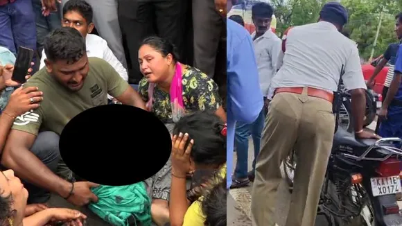 ಹೃದಯ ವಿದ್ರಾವಕ ಘಟನೆ.. ಟ್ರಾಫಿಕ್ ಪೊಲೀಸರ ಯಡವಟ್ಟಿಗೆ ಮಗು ದಾರುಣ ಬಲಿ