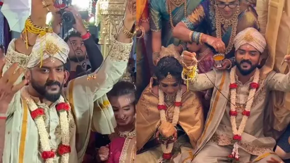 ಅದ್ಧೂರಿಯಾಗಿ ದಾಂಪತ್ಯ ಜೀವನಕ್ಕೆ ಕಾಲಿಟ್ಟ ನಟ ಶಮಂತ್​ ಗೌಡ