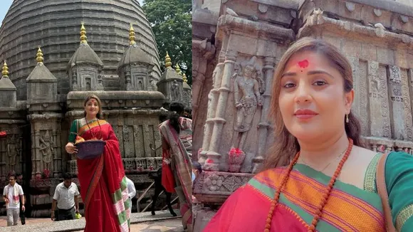 ಶಕ್ತಿಪೀಠ ಕಾಮಾಕ್ಯ ಕ್ಷೇತ್ರಕ್ಕೆ ಭೇಟಿ ಕೊಟ್ಟ ಕನ್ನಡದ ನಟಿ ಕಾರುಣ್ಯಾ ರಾಮ್; ಹೇಳಿದ್ದೇನು?​