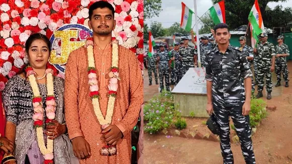 ದೇಶದ ಕರೆಗೆ ಹನಿಮೂನ್‌ ಕ್ಯಾನ್ಸಲ್​ ಮಾಡಿ ಸೇವೆಗೆ ತೆರಳಿದ ಕರ್ನಾಟಕದ ಯೋಧ..!