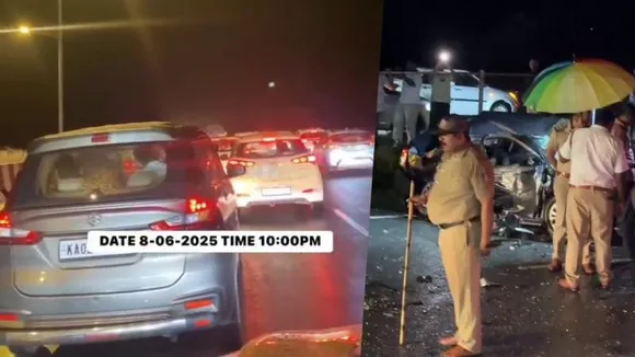 ಬೆಂಗಳೂರು-ಮೈಸೂರು ಹೆದ್ದಾರಿಯಲ್ಲಿ ಕಾರುಗಳ ನಡುವೆ ಭೀಕರ ಅಪಘಾತ; ಸ್ಥಳದಲ್ಲೇ ಪ್ರಾಣಬಿಟ್ರು ಇಬ್ಬರು