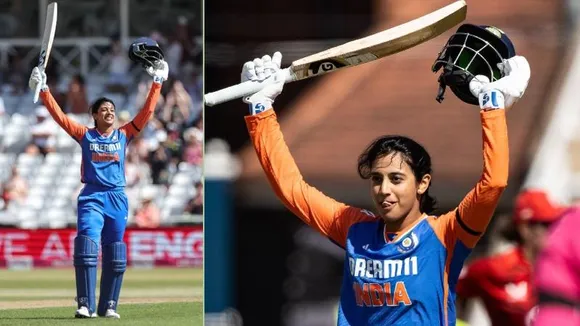 T20ಯಲ್ಲಿ ಸಿಡಿಲಬ್ಬರದ ಶತಕ​, ಹಲವು ದಾಖಲೆ ಬರೆದ ಸ್ಮೃತಿ ಮಂದಾನ.. ಭಾರತಕ್ಕೆ ಭರ್ಜರಿ ಗೆಲುವು!