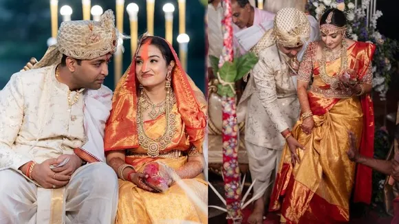 ದಾಂಪತ್ಯ ಜೀವನಕ್ಕೆ ಕಾಲಿಟ್ಟ ವೈಷ್ಣವಿ ಗೌಡ.. ಶುಭ ಕ್ಷಣಗಳ ಫೋಟೋ ಹಂಚಿಕೊಂಡ ನಟಿ | Photos