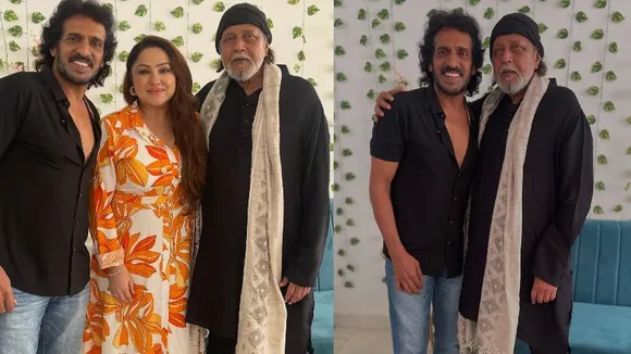 ಬಾಲಿವುಡ್​ ನಟನನ್ನ ಭೇಟಿಯಾದ ಸ್ಯಾಂಡಲ್​ವುಡ್ ರಿಯಲ್​ ಸ್ಟಾರ್​ ದಂಪತಿ; PHOTOS