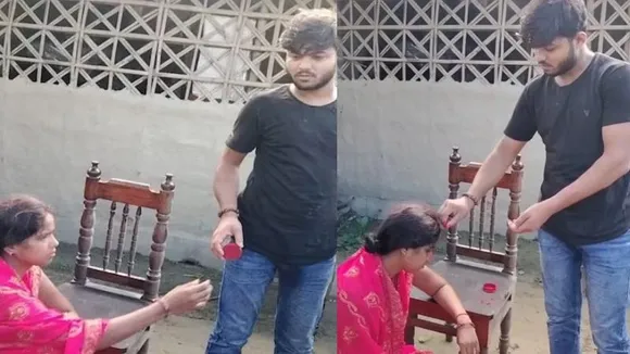 ಚಿಕ್ಕಮ್ಮನ ಮದ್ವೆ ಆಗುವಂತೆ ಯುವಕನಿಗೆ ಹಿಗ್ಗಾಮುಗ್ಗಾ ಹಲ್ಲೆ.. ಬಲವಂತವಾಗಿ ಹಣೆಗೆ ತಿಲಕ ಹಚ್ಚಿಸಿದ ಚಿಕ್ಕಪ್ಪ..!