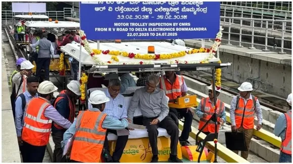 BENGALURU YELLOW LINE METRO-LAUNCH DATE-CMRS INSPECTION