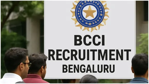 BCCI Recruitment Bengaluru