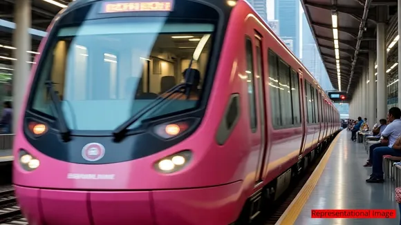 pink line metro