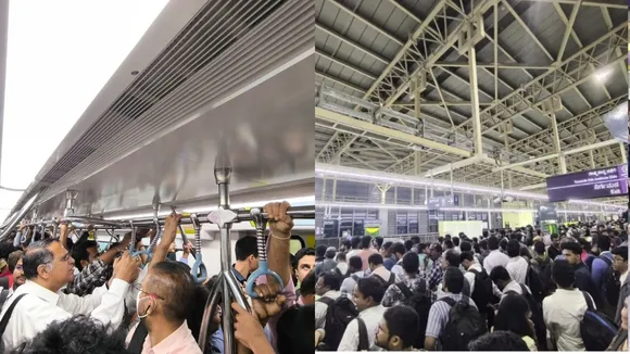 NAMMA METRO CROWD