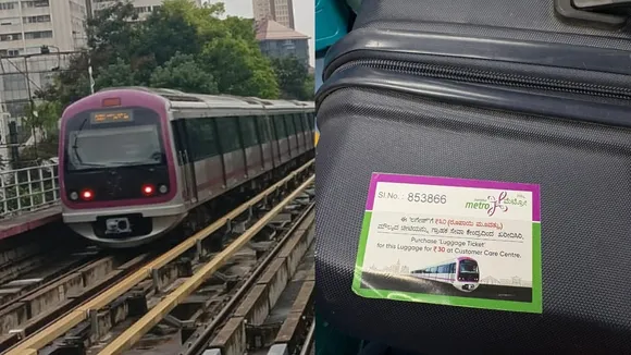 NAMMA METRO-LUGGAGE FINE-BENGALURU