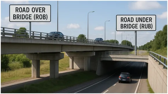 Road Over Bridges (ROBs) and Road Under Bridges (RUBs)