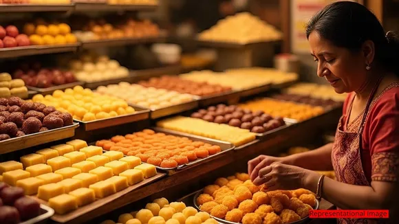 ARTIFICIAL COLOURS FOUND IN SWEETS, MYSORE PAK