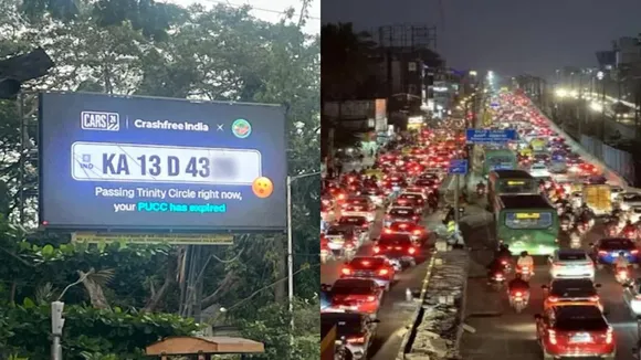 AI POWERED BILLBOARD SHOWING TRAFFIC CHALLANS