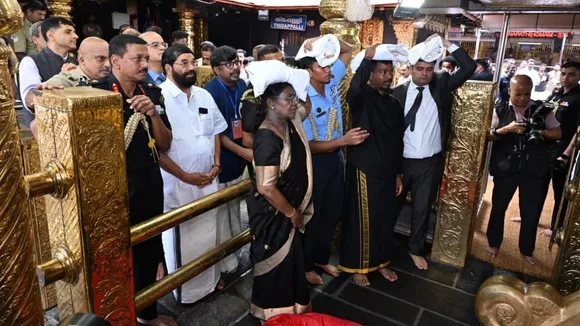 DROUPADI MURMU VISITS SABARIMALA TEMPLE