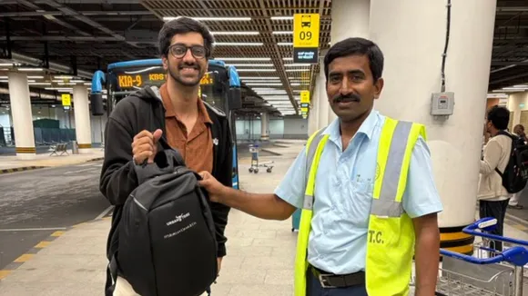 kempegowda international airport backpack story